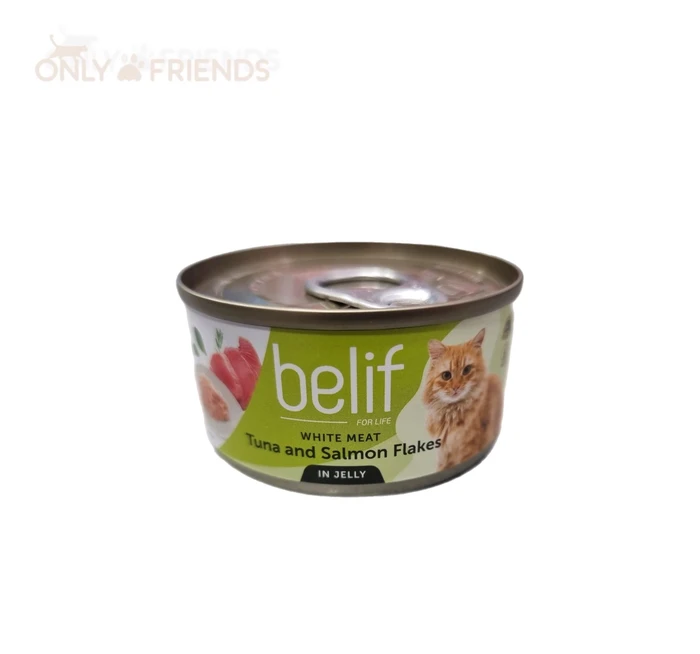 Belif גלי טונה וחתיכות סלמון.