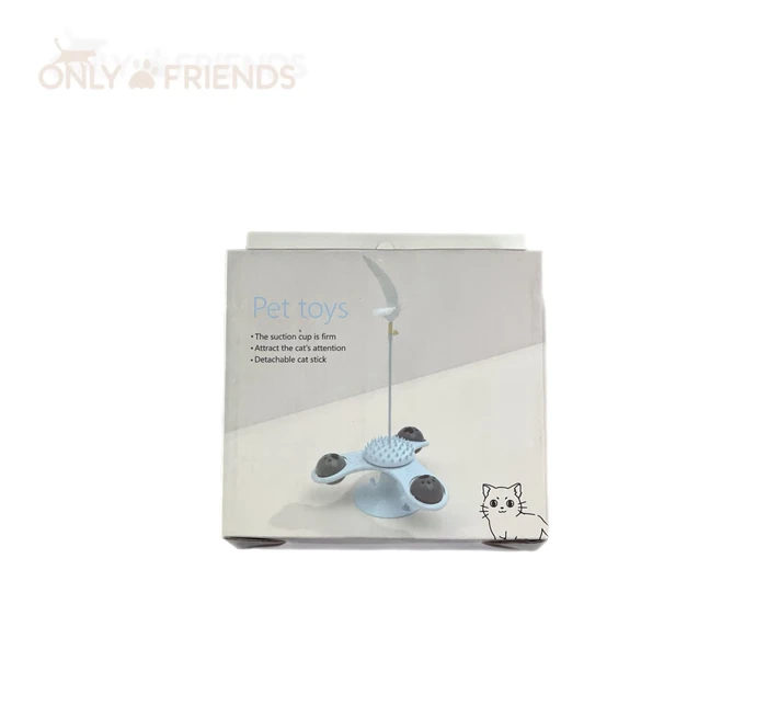 צעצוע מסתובב לחתול עם מקל מתחלף