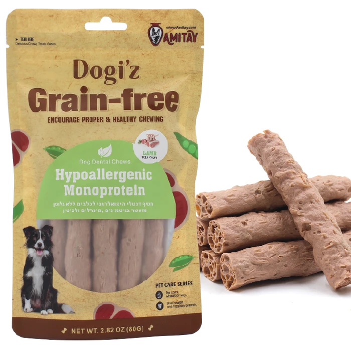 חטיף מקלות דנטלי היפואלרגני כבש Grain free