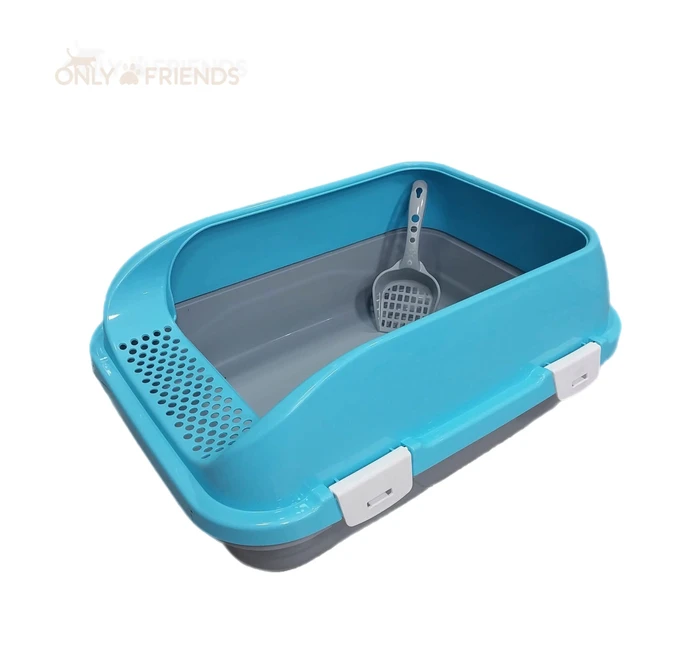 שירותים פתוחים מדרגה L תכלת.