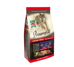 פרימורדיאל לכלב מגזע קטן סרדין פורל וברווז